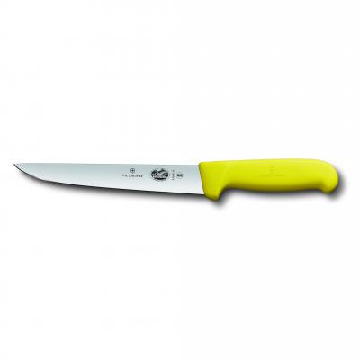 Victorinox Sticking Knife Straight Back Blade Fibrox 22cm | Yellow