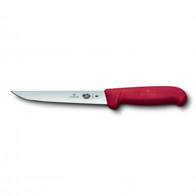 Victorinox Boning Knife Straight Wide Blade Fibrox 15cm | Red