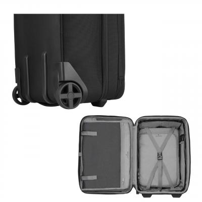Victorinox Werks 6.0 2-Wheel Softside Frequent Flyer Carry-On | Black