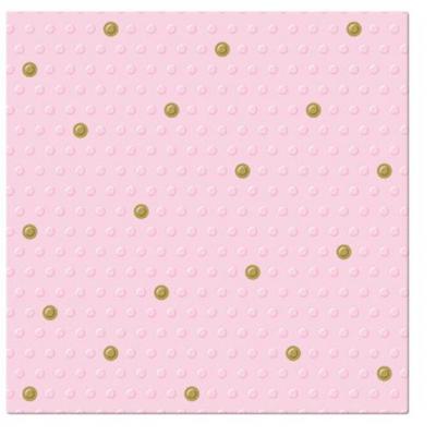 Paw Lunch Napkins 33cm Pack of 20 | 3 Ply | Inspo Dot Rosa