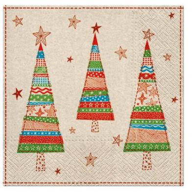 Paw Lunch Napkin 33cm Pack of 20 | 3 Ply | We Care Patch Tree