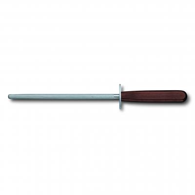 Victorinox Domestic Sharpening Steel, 20cm, Round, Middle Fine Cut,Rose