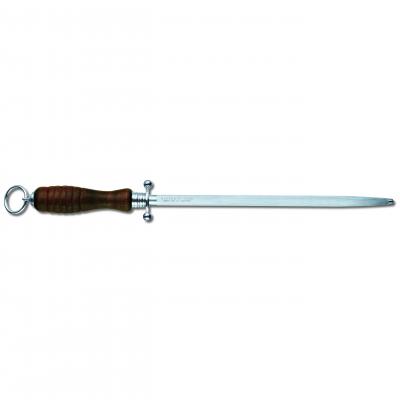 Victorinox Kitchen Sharpening Steel Oval Middle Fine Cut Redwood | 27cm