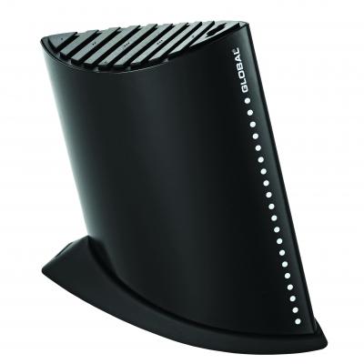 Global Ship Shape Knife Block, Black