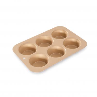 Nordic Ware Nonstick Compact Ovenware Muffin Pan | 6 Cup