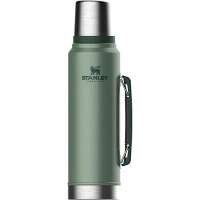 Stanley Vacuum Bottle With Wrap 1.0L Green