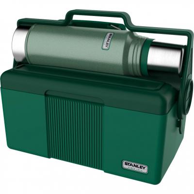 Stanley Heritage 6.6 Litre Cooler and 1 Litre Flask Bottle Combo - Green