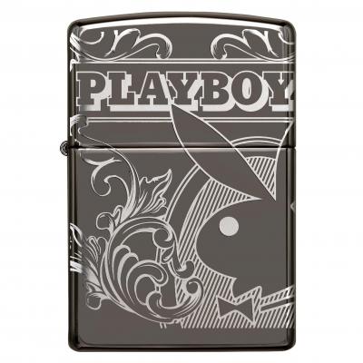 Zippo Black Ice Playboy Lighter