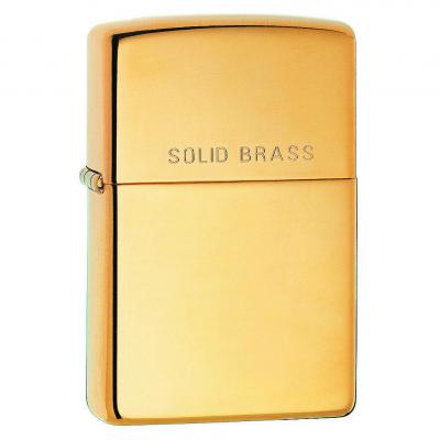 Zippo Classic Solid Brass Lighter