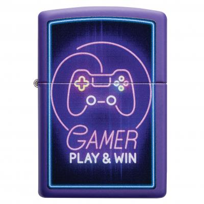 Zippo Purple Matte Play & Win Lighter