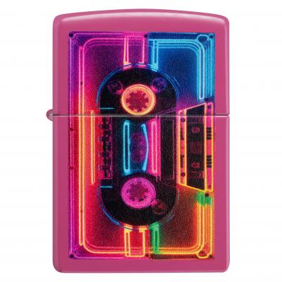 Zippo Neon Cassette | Hot Pink