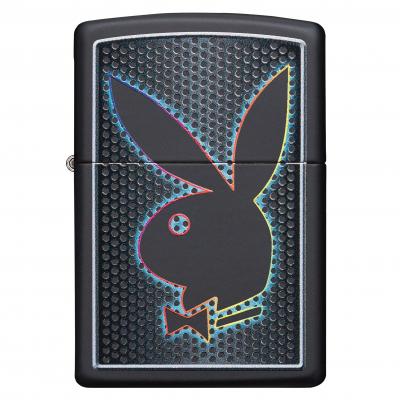 Zippo Black Matte Playboy