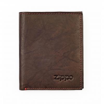 Zippo 2005121 Vertical Wallet Mocha 4 Cards