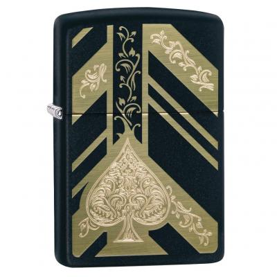 Zippo Ace Of Spades Black Matte