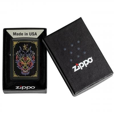 Zippo Lighter Neon Dragon