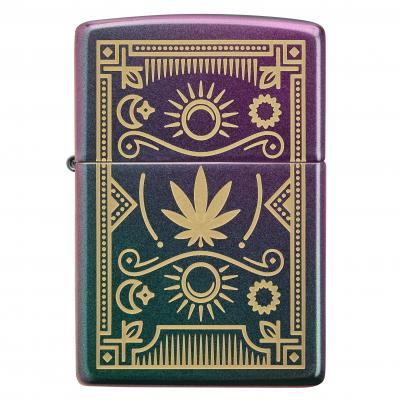 Zippo Cannabis Iridescent Design