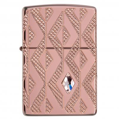 Zippo Geometric Diamond Pattern Armour