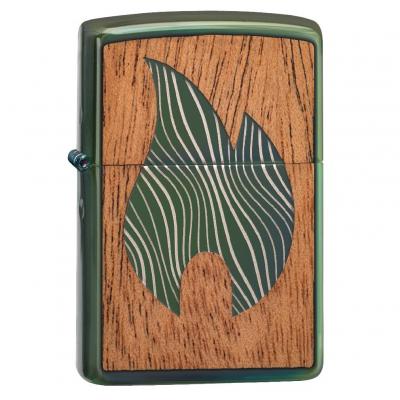 Zippo Woodchuck Flame HP Green