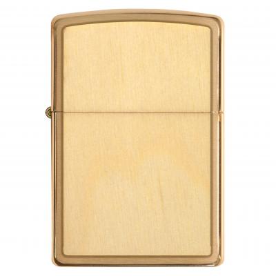 Zippo Woodchuck Birch Brushed Brass