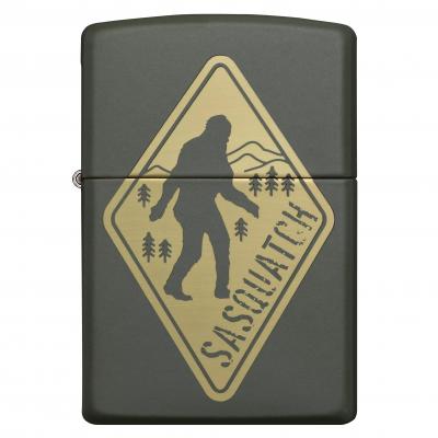 Zippo Sasquatch Green Matte