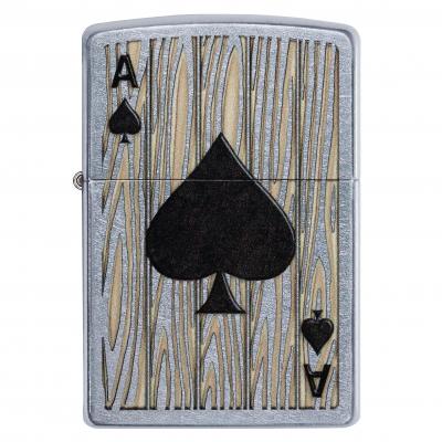 Zippo Ace Of Spades Street Chrome