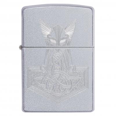 Zippo Norse God Satom Chrome