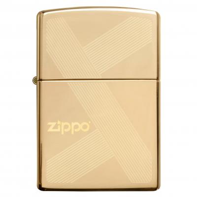 Zippo Logo HP Brass