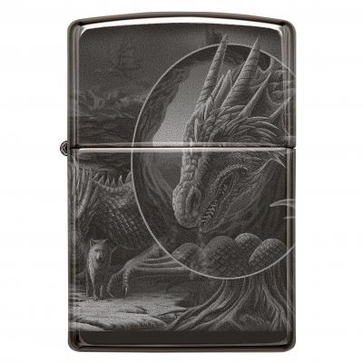 Zippo Dragons HP Black Photo Image 360