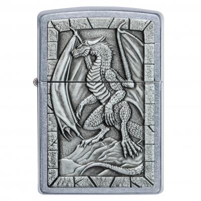 Zippo Dragon Street Chrome