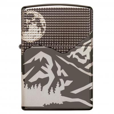 Zippo Mountains Armor HP Black Ice