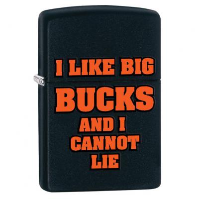 Zippo 29342 Black Matte Big Bucks Lighter