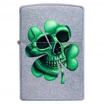 Zippo Skill Clover Street Chrome