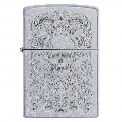 Zippo 205 Skull Design