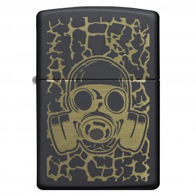 Zippo 218 Skull Gas Mask Design