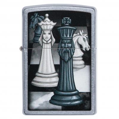 Zippo Chess Game Design Street Chrome
