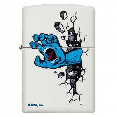 Zippo Santa Cruz Design Lighter White Matte