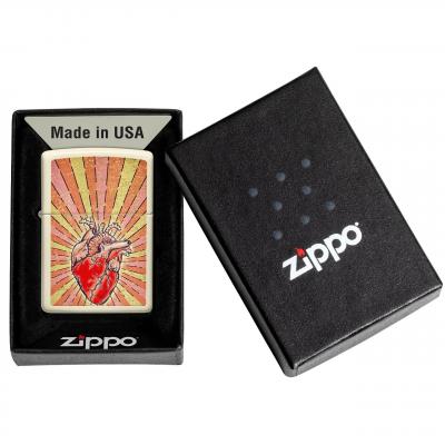 Zippo Heart Design