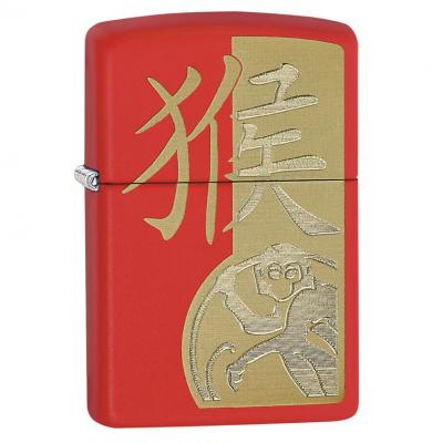 Zippo Year Of The Monkey Red Matte