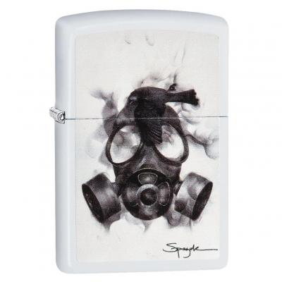 Zippo 29646 White Matte Spazuk Mark