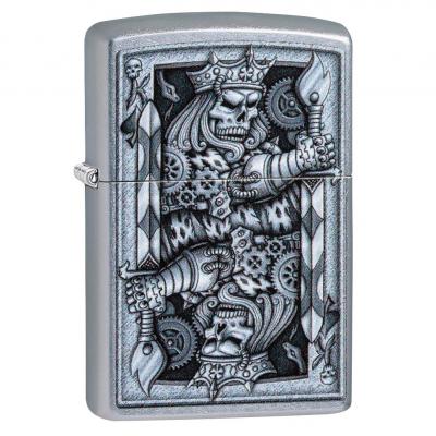 Zippo Street Chrome Ghost King Lighter