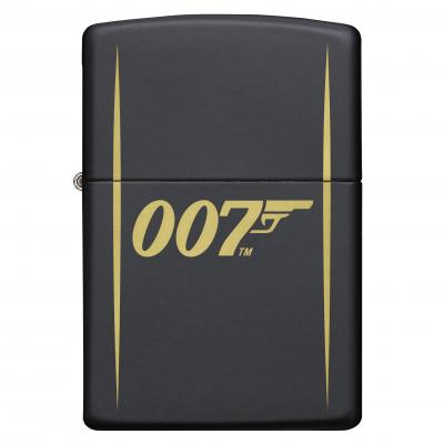 Zippo James Bond Design Black Matt