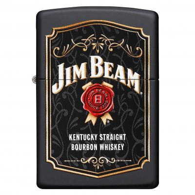 Zippo Jim Beam Design Black Matte