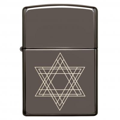 Zippo Star Of David Design