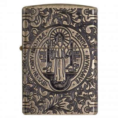 Zippo St. Benedict Design