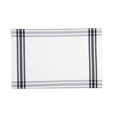 Wilkie Brothers Stuart Placemat 12 Piece Pack (30x45cm) Black