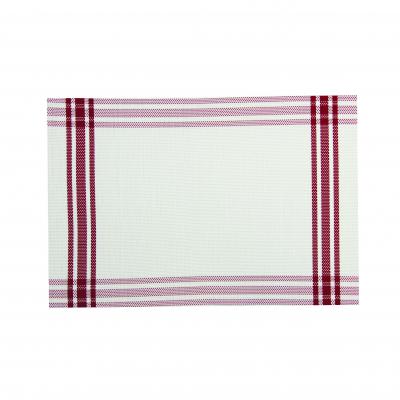 Wilkie Brothers Stuart Placemat 12 Piece Pack (30x45cm) Red