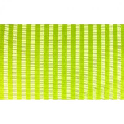 Wilkie Brothers Vertical Stripe Placemats 12 Piece Set Lime