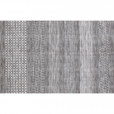 Wilkie Brothers Mixed Weave Placemats 12 Piece Set Grey