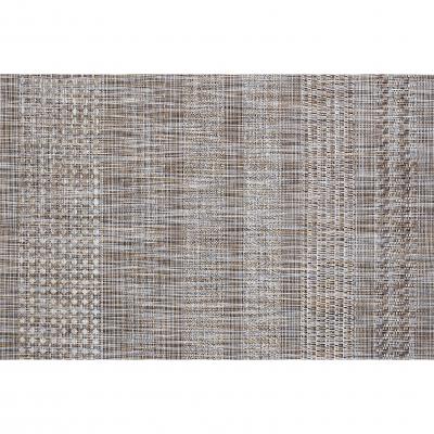 Wilkie Brothers Mixed Weave Placemats 12 Piece Set Brown