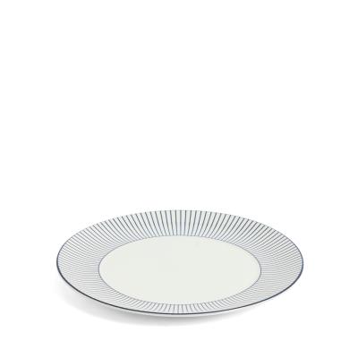 Wedgwood Gio Pinstripe White Plate | 23cm